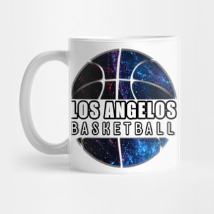 Los Angelos Basketball - Sports City Fan - Cosmic Abstract Mug